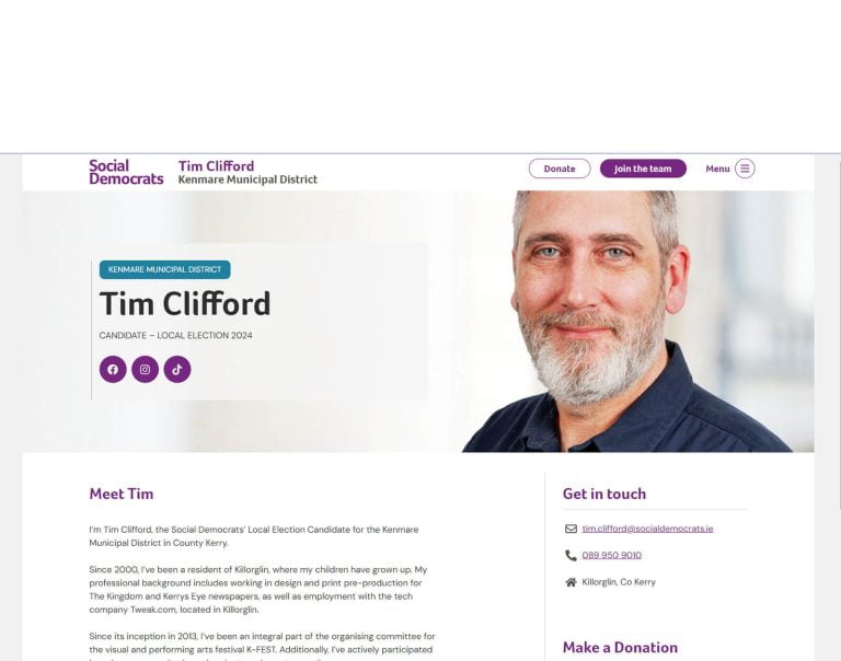 Tim_Clifford Social Democrat website hero